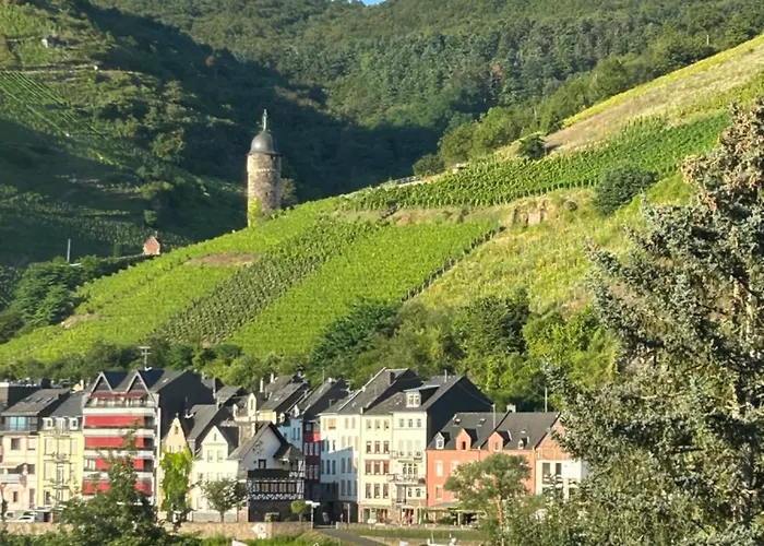 Happy Place Mit Moselpanoramablick, Dachterrasse Und Sauna Appartement Zell